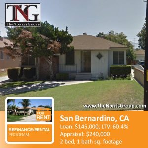 San Bernardino Hard Money Loan